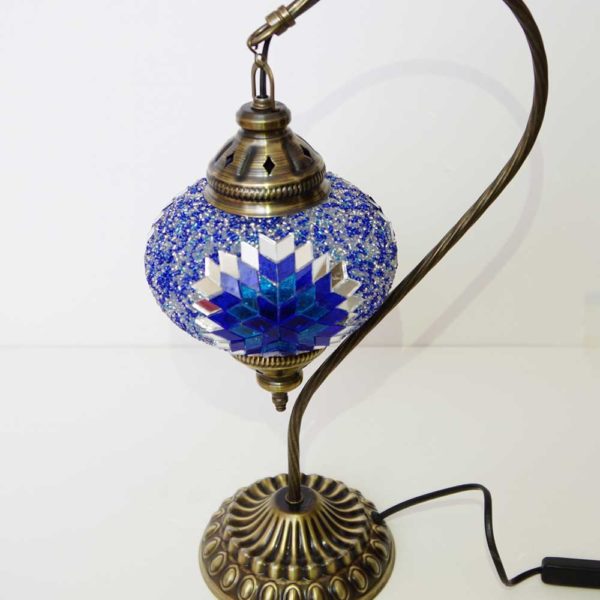 Mosaiklampe Blau