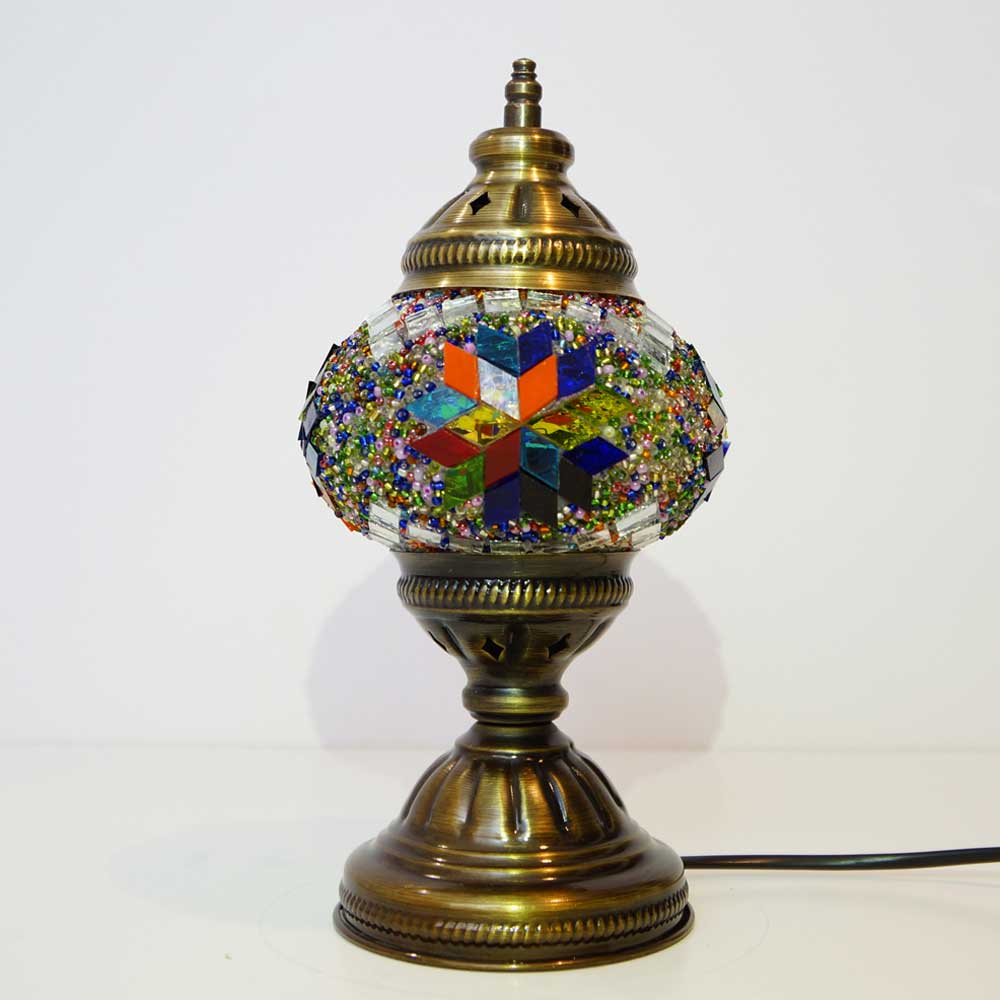 Farbige Mosaiklampe